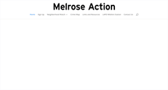 Desktop Screenshot of melroseaction.org