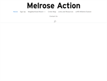 Tablet Screenshot of melroseaction.org